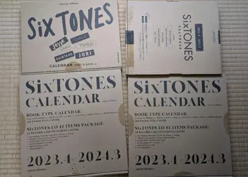 SixTONES 달력 2021년 4월 ~ 2024년 3월