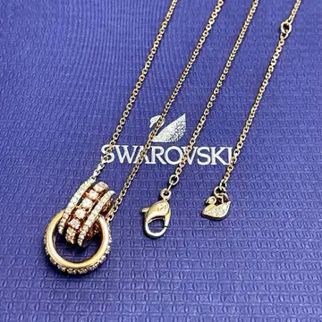 카19/SWAROVSKI/스와로브스키/목걸이/로즈 골드