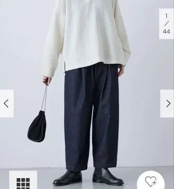 카구레 데님 크롭 팬츠