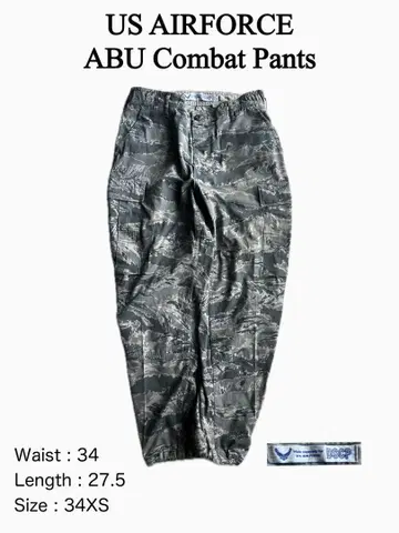 US AIRFORCE 컴뱃 팬츠 34 x 27.5