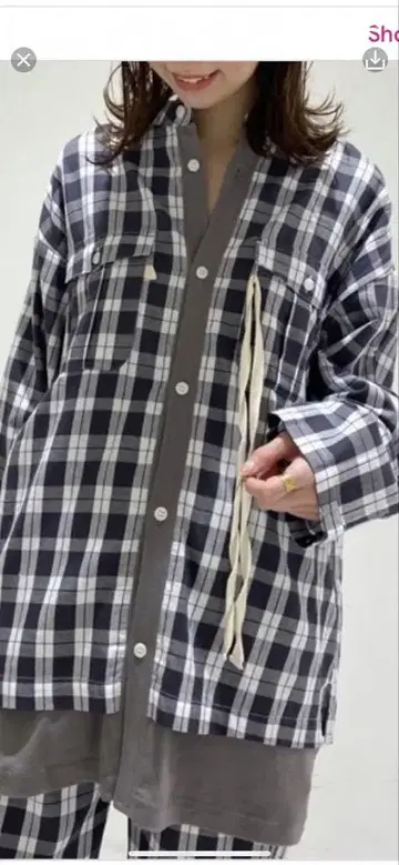 GELATO PIQUE HOMME 체크 파자마 M 사이즈