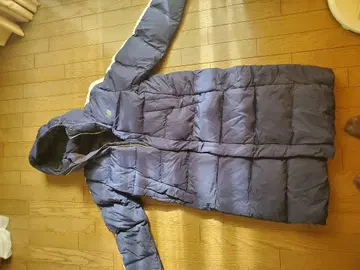 new balance 후드 부착 롱 다운 자켓 M 네이비