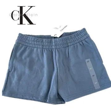 [ Calvin Klein ] 캘빈클라인 블루 로고 숏팬츠