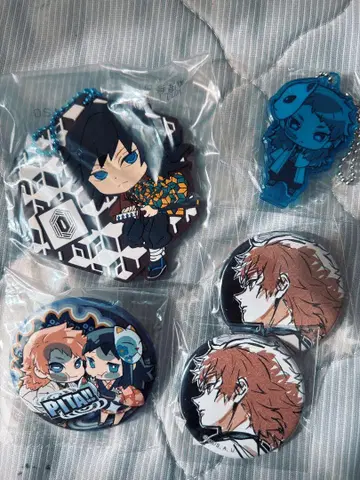 귀멸의 칼날 사비토 기유 캔뱃지 러버 마스코트