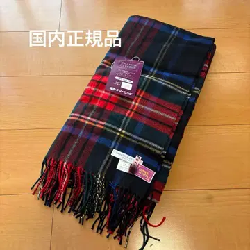 존스턴스 캐시미어 체크 스톨