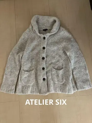 ATELIER SIX 알파카 가디건 사이즈 40