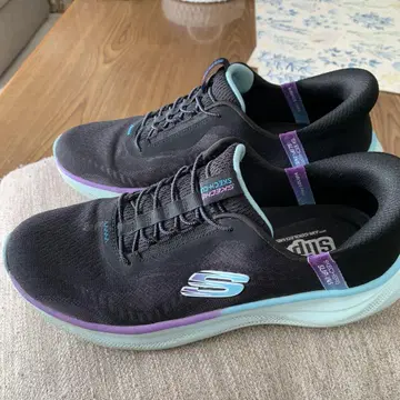 SKECHERS 스니커즈 블랙/퍼플/틸