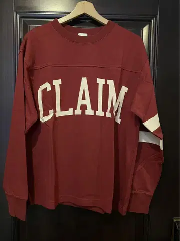 Spick and Span 풋볼 로고 롱 TEE 레드
