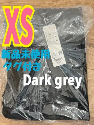 UNIQLO U 브러쉬드 맨투맨 와이드 팬츠 다크 그레이 XS