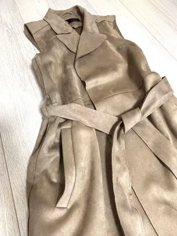 ZARA 롱 자켓 여성용 26인치 M 사이즈 브라운