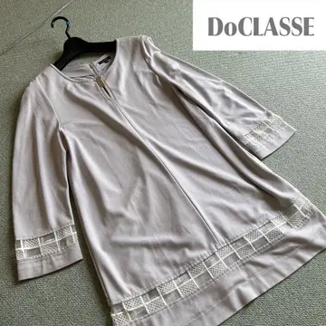 DoCLASSE 오간자 레이스 자수 튜닉