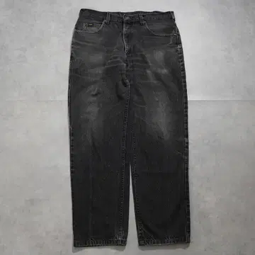 Lee 리 W35 블랙 데님 하의 팬츠 구제 의류 블랙 16254