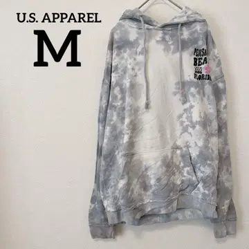 선착순 U.S. APPAREL [ M ] 타이다이 후드티 그레이