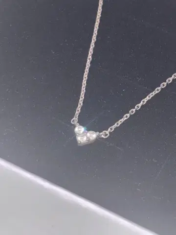 Pandora 하트형 목걸이 실버