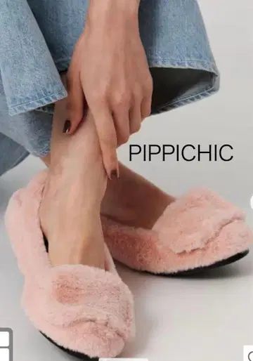 [신상] [새상품] <PIPPICHIC> CHUCHU 인조 모피 플랫슈즈