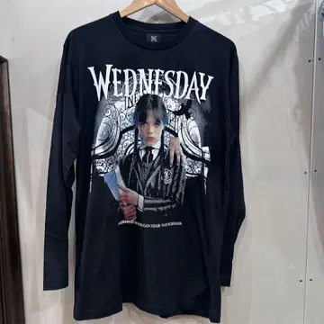 [274] KR [ XL ] Wednesday 롱 슬리브 T셔츠