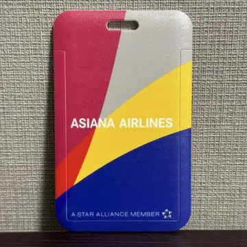 아시아나 항공 ASIANA AIRLINES 카드 패스 케이스 러기지 택