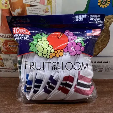[ 무료배송 ] 미사용 새상품 삭스 FRURTOFTHELOOM 라인 양말