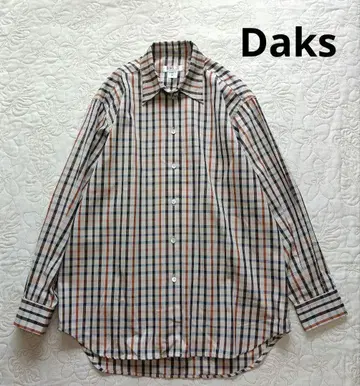 [컨디션 최상] Daks 닥스 하우스 체크 블라우스 빅 사이즈 넉넉하게