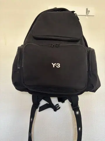 Y-3 블랙 럭색 백팩