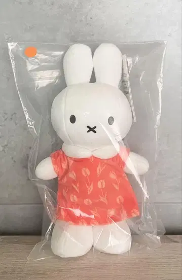 만박 미피 봉제 인형 꽃무늬 드레스