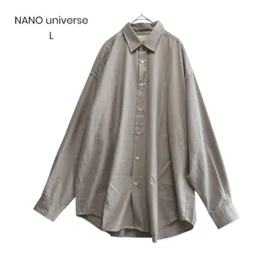 [ NANO universe ] 나노유니 오버 사이즈 빅 셔츠 1075
