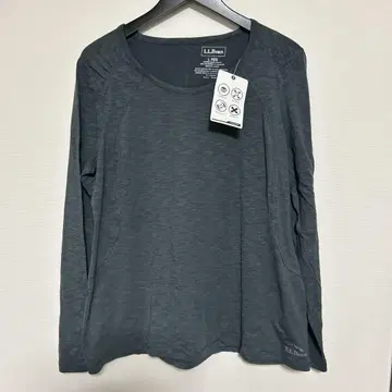 L.L.Bean 다크 블루 스트레치 긴팔 T셔츠 L