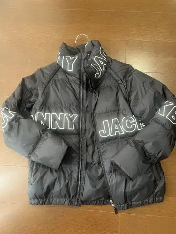 JACK BUNNY 블랙 다운 자켓