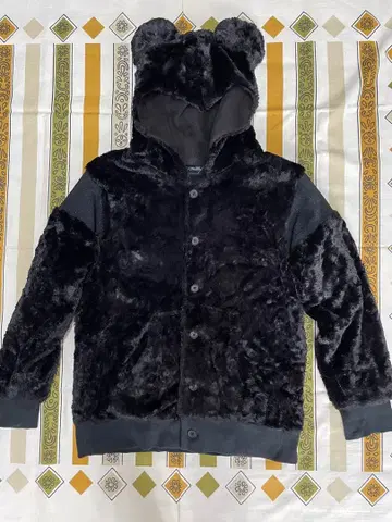 milkboy 마우스 밀크보이 귀 달린 퍼 자켓 FREE 블랙