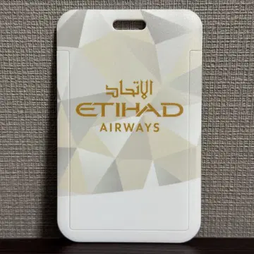 에티하드 항공 ETIHAD AIRWAYS 카드 패스 케이스 러기지 택