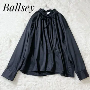 BALLSEY 보르지 투모로우랜드 프릴 블라우스 리본 개더