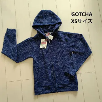 GOTCHA XS 사이즈 후드 부착 후드티 블루 계열