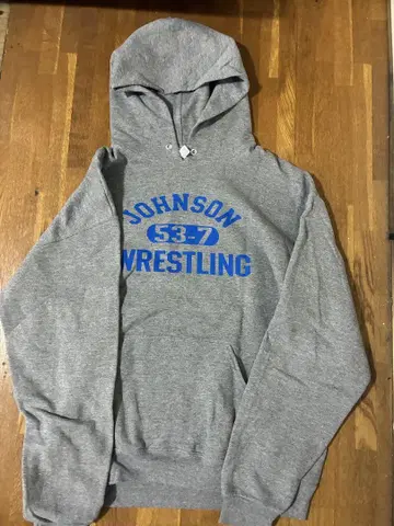 JERZEES 그레이 WRESTLING 후드티