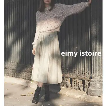 EIMY ISTOIRE 리본 페더 펄 믹스 풀오버