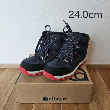 albatre 알바토르 등산화 24.0cm 네이비/레드