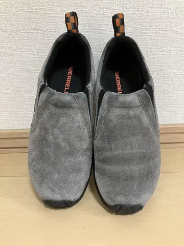 새상품급 MERRELL 그레이 스웨이드 슬립온 스니커즈 23.5cm