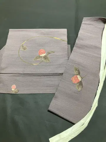 만들기 오비 2부식 나고야 오비(약 24cm) 보라색 새상품급