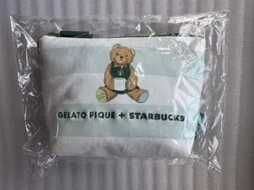 [ 미개봉 ] Starbucks & 젤라또피케 콜라보 파우치
