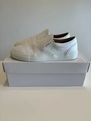 새상품급 AMB FOOTWEAR 화이트 슬립온 42
