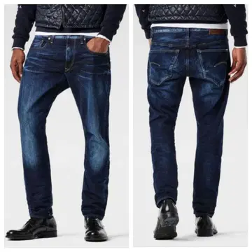G-STAR RAW 3301 테이퍼드 진 데님 팬츠 W30