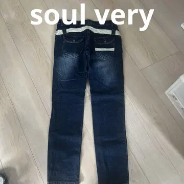서울베리 데님 청바지 레이스 포함