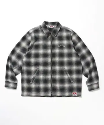 [ BEN DAVIS ] HEAVY PLAID ZIP JACKET