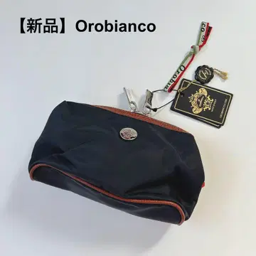 택 포함 새상품 Orobianco 오로비안코 파우치 네이비