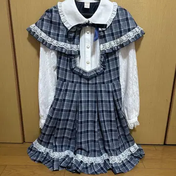 Secret Honey 소매 레이스 케이프 원피스