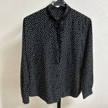 allureville 알아바일 도트 보타이 셔츠