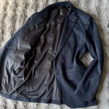 현행 DURBAN 테일러드 자켓 네이비 2B 컨디션 최상 체크 L