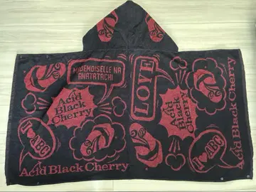 Acid Black Cherry 후드 부착 타월 ABC