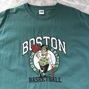NBA 별주 팀 로고 보스턴 셀틱스 티셔츠 XL