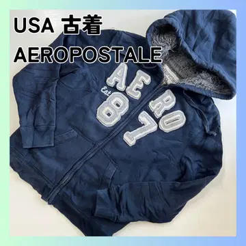 USA 구제 의류 후드티 에어로포스텔 AEROPOSTALE 네이비 M