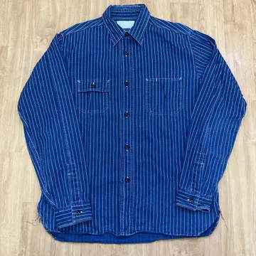 SUGAR CANE SC25551 워바쉬 워크 셔츠 데님 셔츠